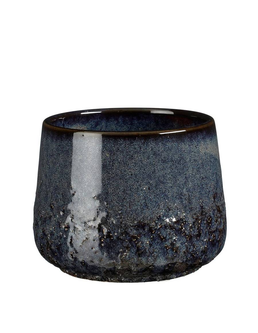 Κασπώ μπλε σκούρο κεραμικό Φ13,5Η11cm