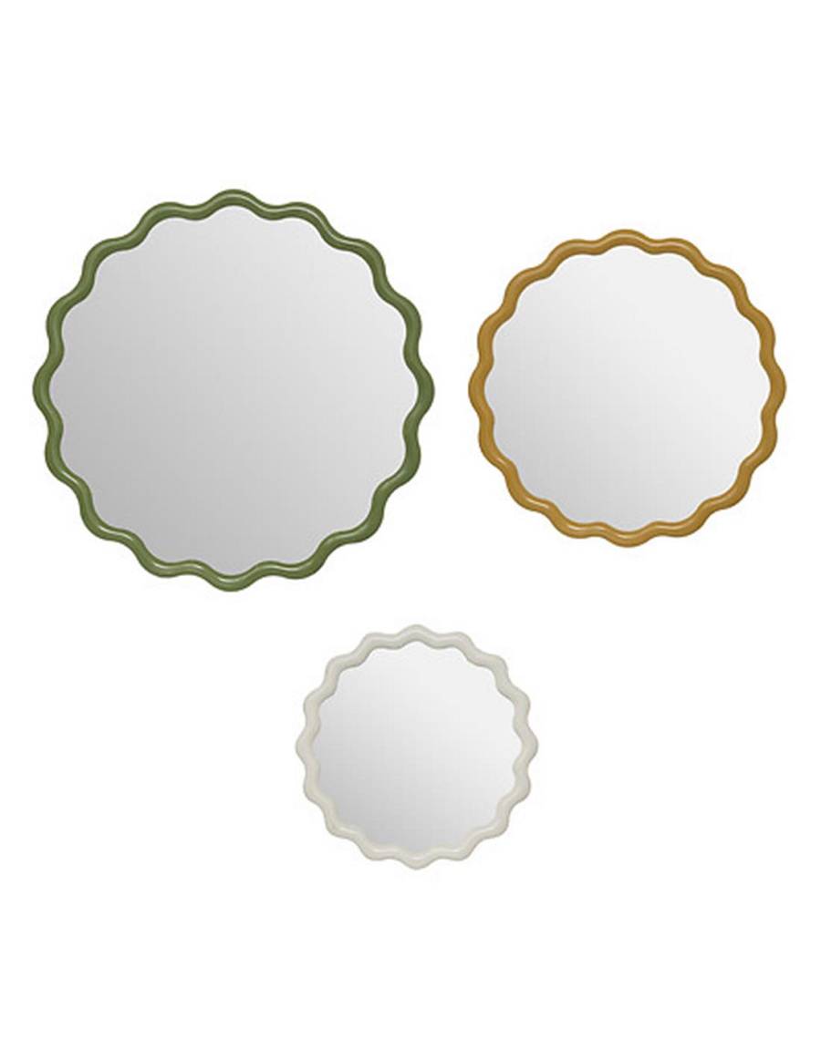 Καθρέφτες wavy στρογγ.πλαστ.s/3 Φ50/40/30cm