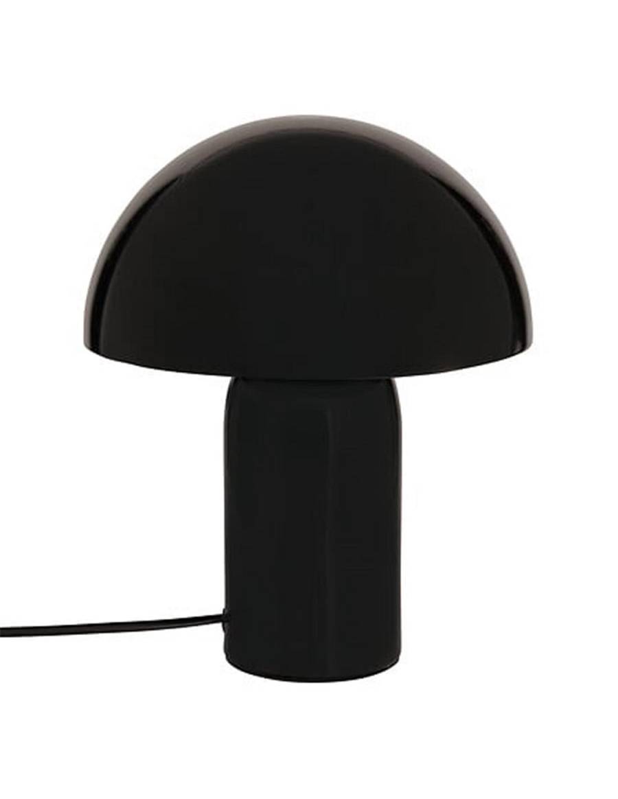 Λάμπα Mushroom μεταλ. μαύρο 20x24,5cm