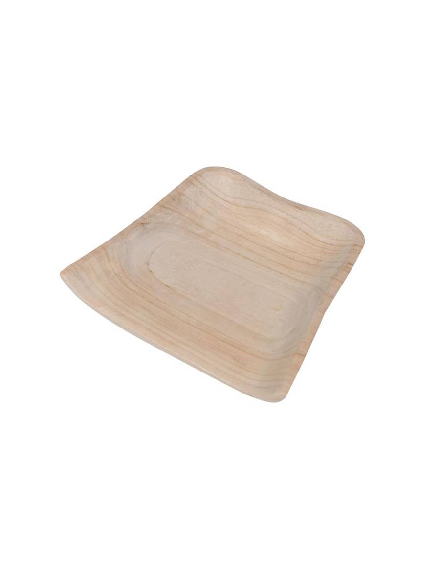 Πιατέλα σερβ.paulownia φυσικό 24,5Χ20Χ5cm