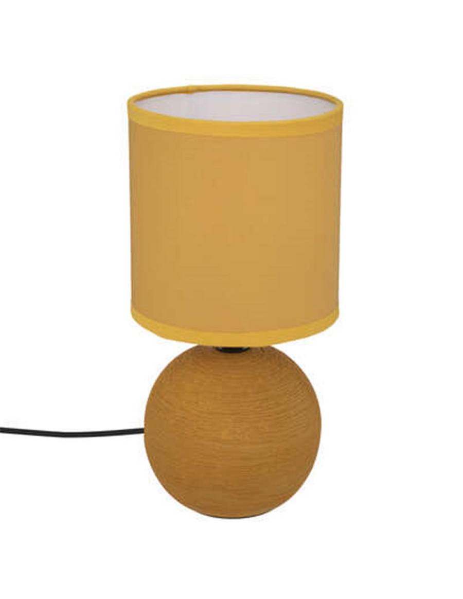 Πορτατιφ κεραμ.με καπέλο ωχρα 13Χ25