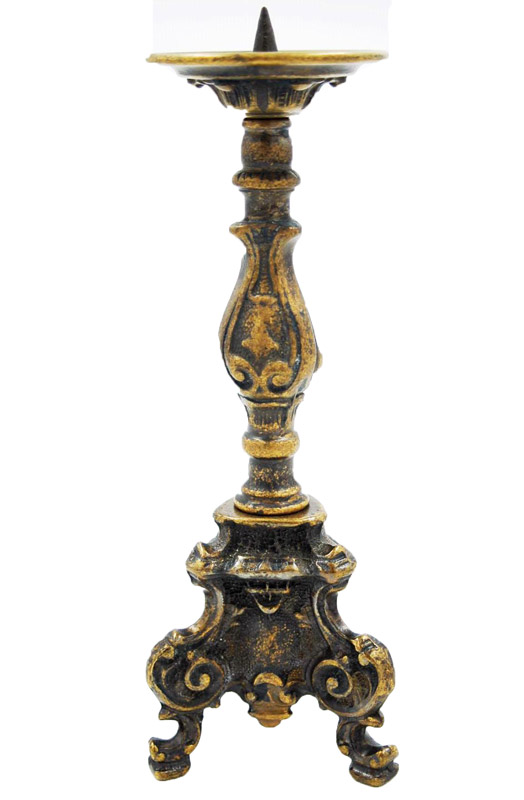 Κηροπήγιο Barocco Venezia Μπρούτζινο 184BR