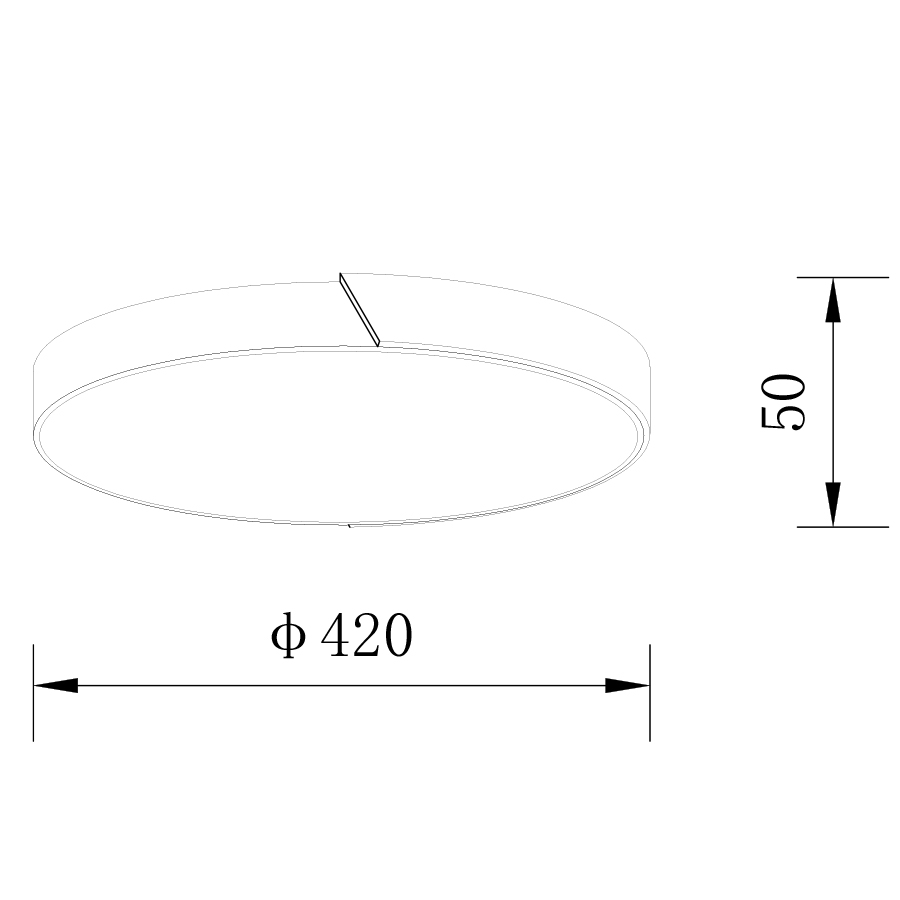 ΟΡΟΦΗΣ ΦΩΤΙΣΤΙΚΟ LED-ΠΛΑΦΟΝΙΕΡΑ-ΚΩΔ. AGLIO-40-BK