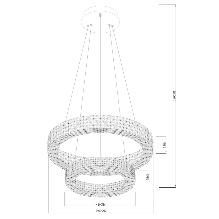 ΠΟΛΥΦΩΤΟ-ΚΡΕΜΑΣΤΟ ΦΩΤΙΣΤΙΚΟ LED-ΚΩΔ. CILA-600+400