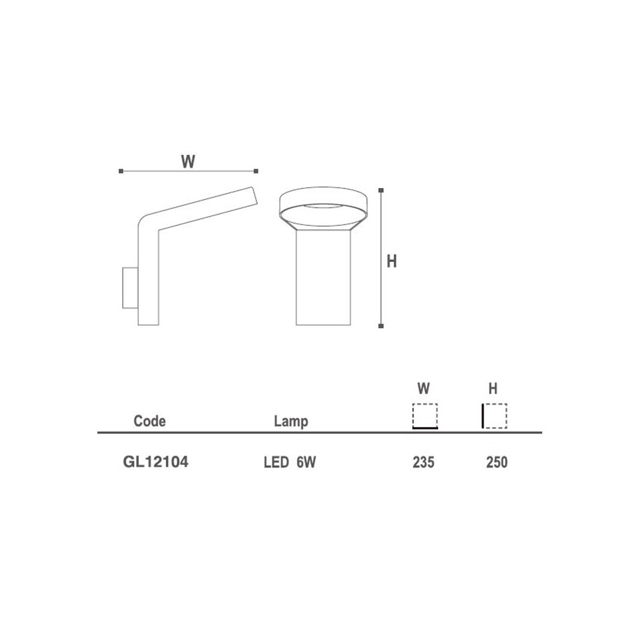ΦΩΤΙΣΤΙΚΑ ΕΞΩΤΕΡΙΚΟΥ ΧΩΡΟΥ - ΚΩΔ. GL12104