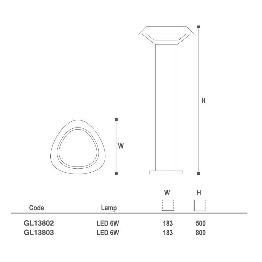 ΦΩΤΙΣΤΙΚΑ ΕΞΩΤΕΡΙΚΟΥ ΧΩΡΟΥ - ΚΩΔ. GL13803