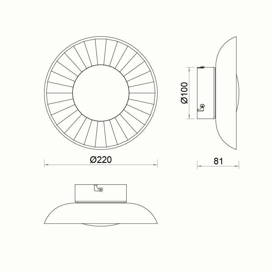 ΑΠΛΙΚΑ ΕΠΙΤΟΙΧΙΟ ΦΩΤΙΣΤΙΚΟ-ΚΩΔ. IRIDA-22CN