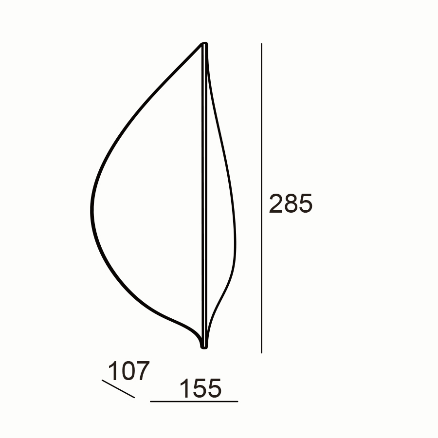 ΦΩΤΙΣΤΙΚΑ ΕΞΩΤΕΡΙΚΟΥ ΧΩΡΟΥ - ΚΑΦΕ ΧΡΩΜΑ - ΚΩΔ. LEAF-9W
