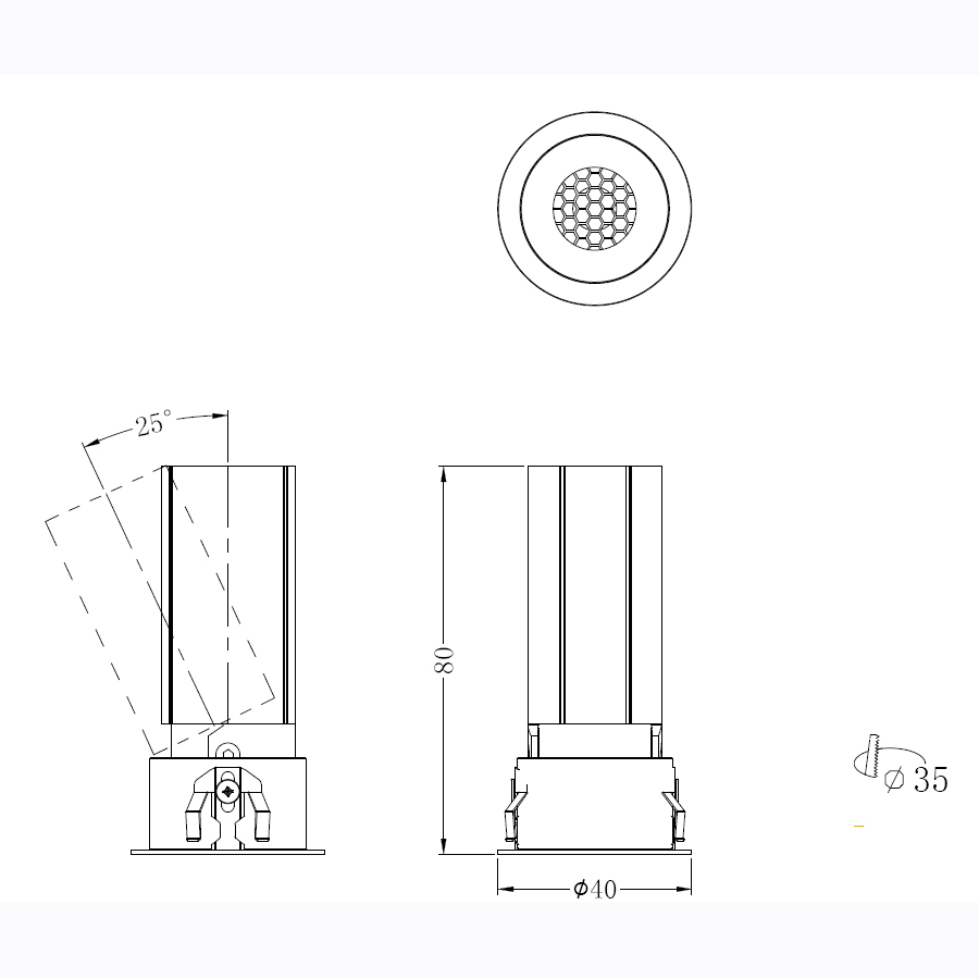 ΣΠΟΤ ΦΩΤΙΣΤΙΚΟ ΧΩΝΕΥΤΟ-ΚΩΔ. OGIO-35-D