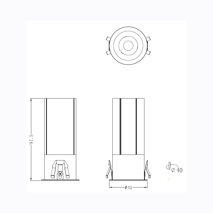 ΣΠΟΤ ΦΩΤΙΣΤΙΚΟ ΧΩΝΕΥΤΟ-ΚΩΔ. OGIO-40