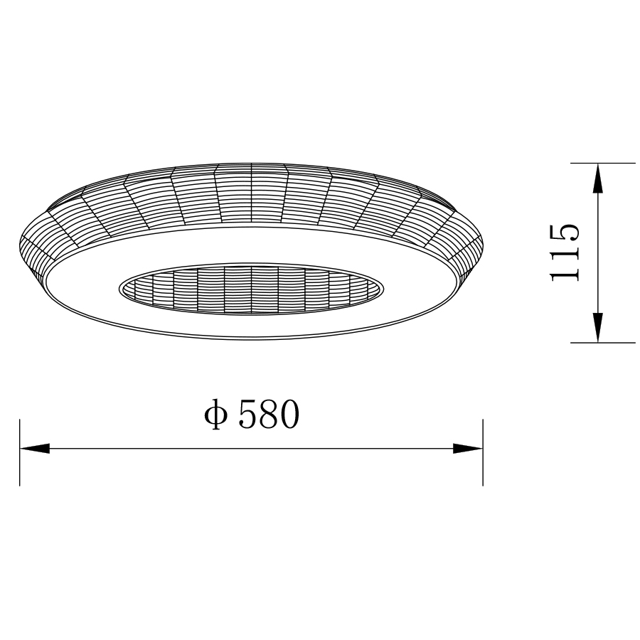 ΟΡΟΦΗΣ ΦΩΤΙΣΤΙΚΟ LED-ΠΛΑΦΟΝΙΕΡΑ-ΚΩΔ. ZEUS-60-BK
