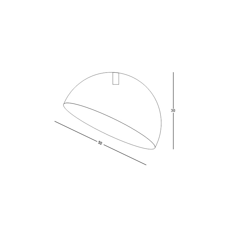 CEILING LAMP E27 MAX 40W METAL WHITE-GOLDEN LEAF