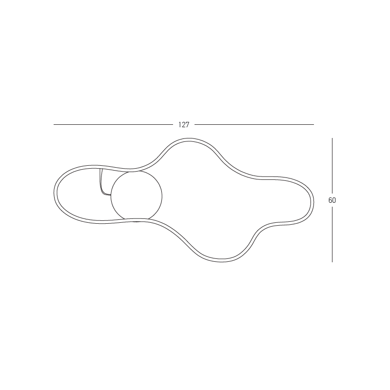 PENDANT LED LIGHT 95W 3000K TRIAC SUNDY BLACK