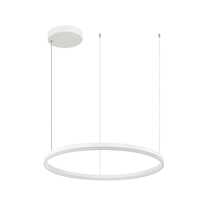 LED PENDANT LIGHT 57W 3000K  ALUMINUM  & ACRYLIC WHITE
