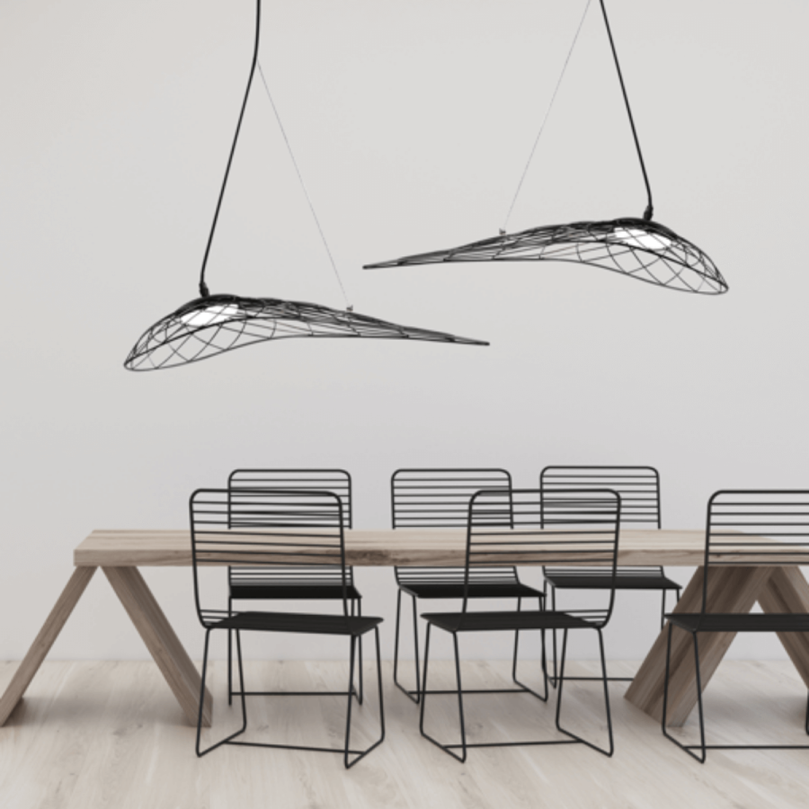 PENDANT LIGHT LED 10W 3000K BLACK