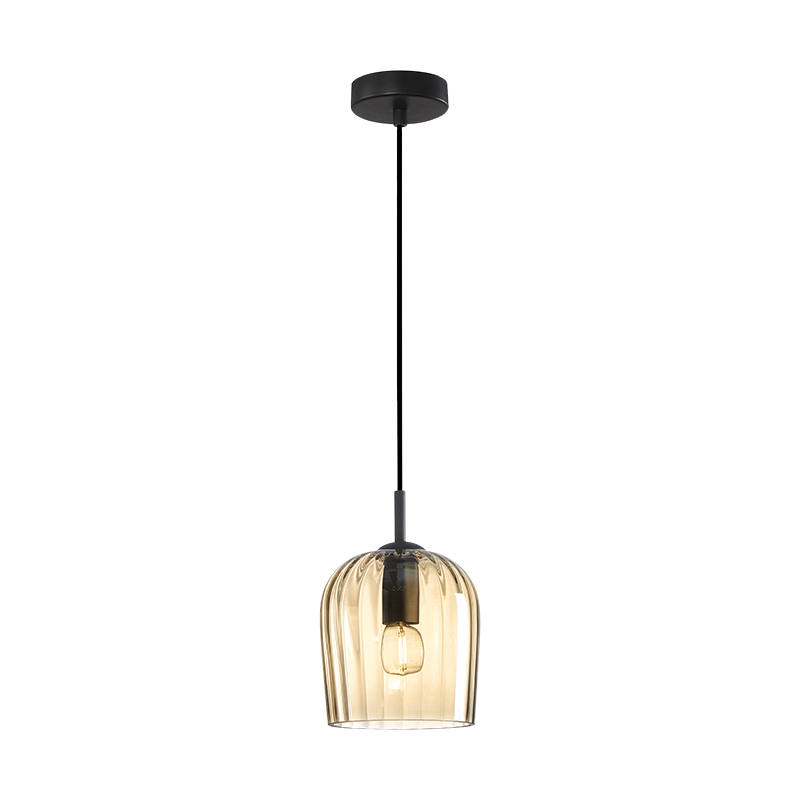 PENDANT LIGHT 1XE14 GLASS CHAMPAGNE