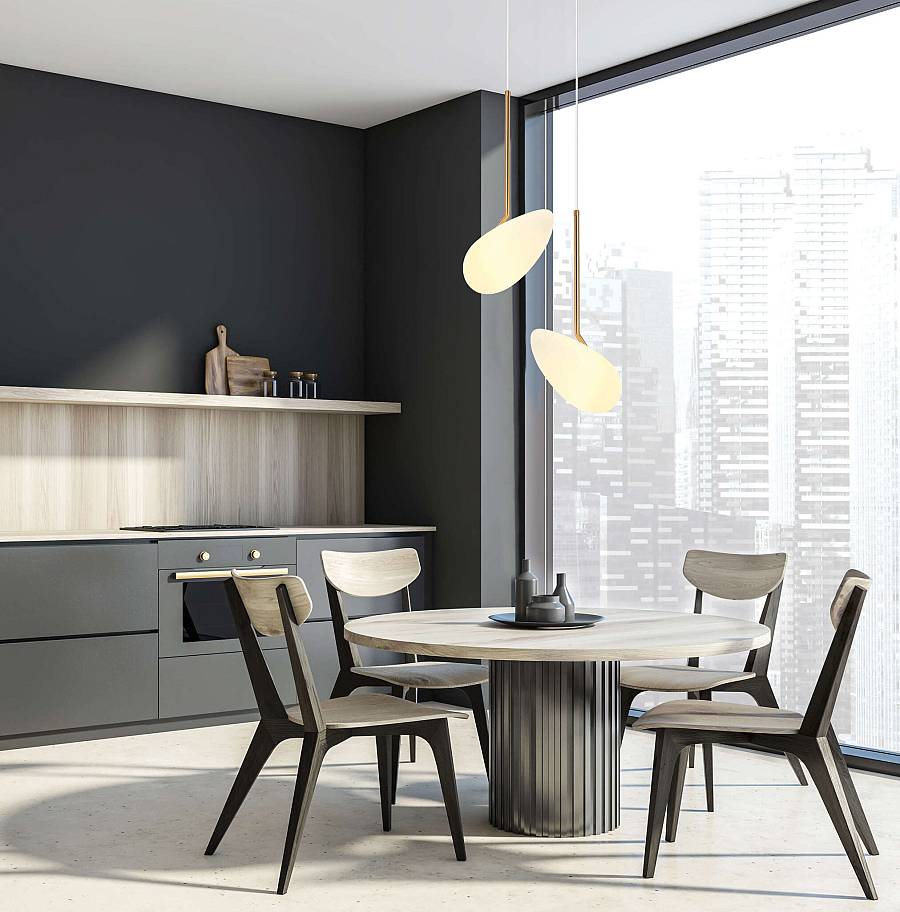 LED PENDANT LIGHT 5W 3000K  MATT OPAL WHITE GLASS   BRASS METAL