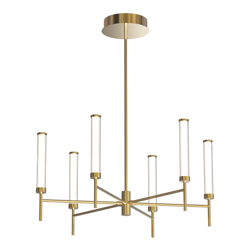 PENDANT LED LIGHT 46W 3000K TRIAC BRUSHED GOLD