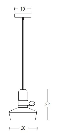 PENDANT LIGHT 1XE27 WHITE WOOD LEATHER