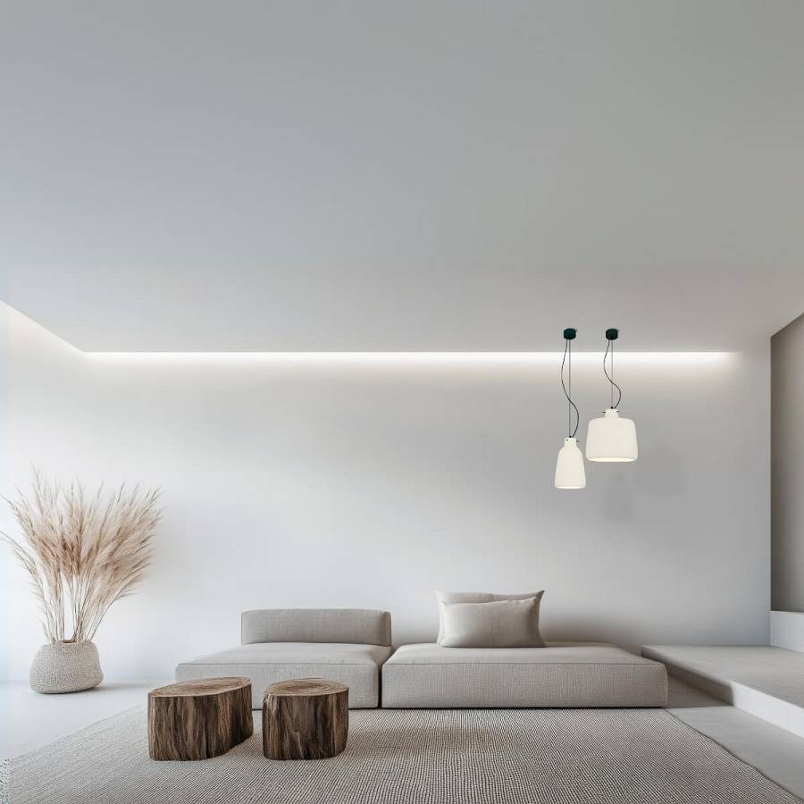 PENDANT LAMP 1XE27 WHITE