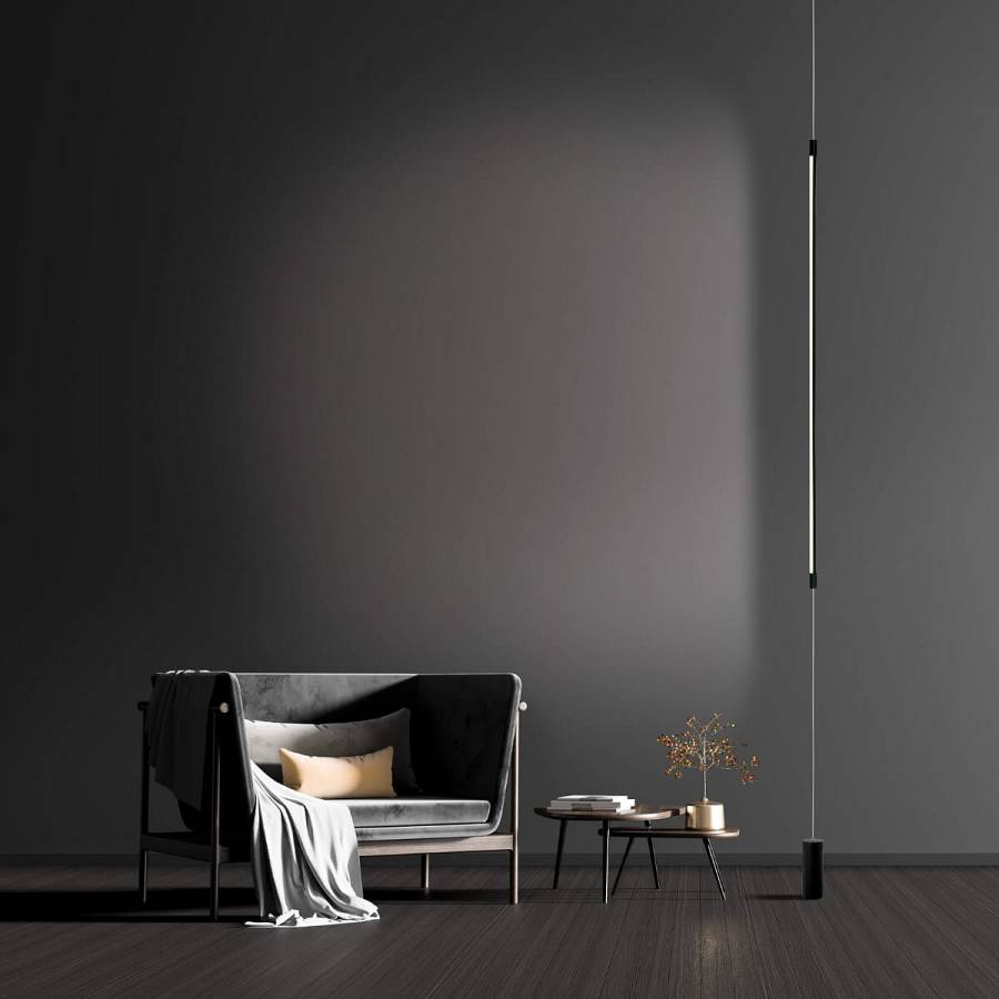 LED LIGHT 19W  3000K ALUMINUM  SANDY BLACK