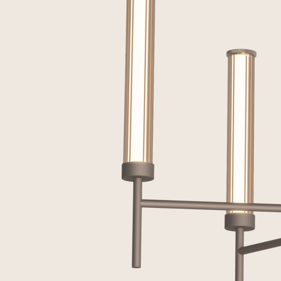 PENDANT LED LIGHT 46W 3000K TRIAC BRUSHED COFFEE