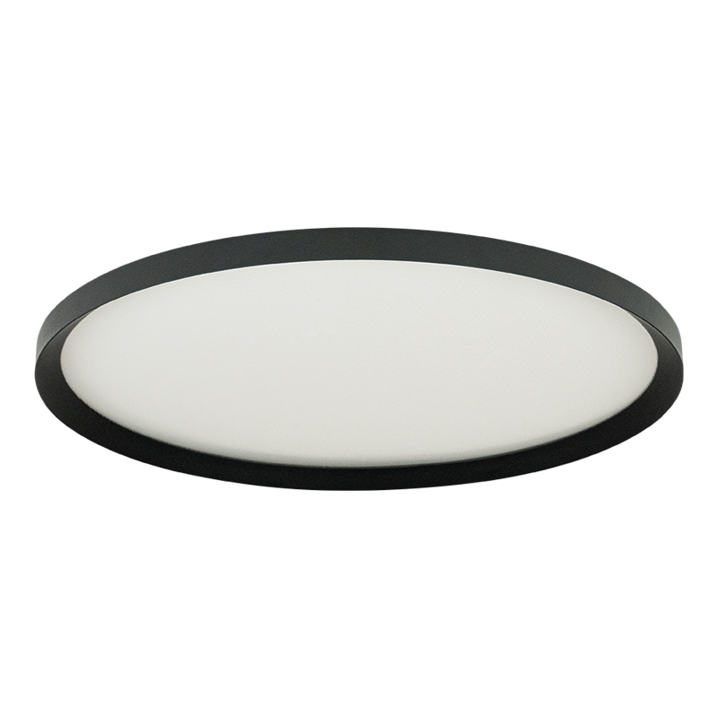 CEILING LED LIGHT 56W 2700K-3200K-4000K DALI SANDY BLACK - METAL - ALUMINIUM - MICROPRISMATIC DIFFUSER
