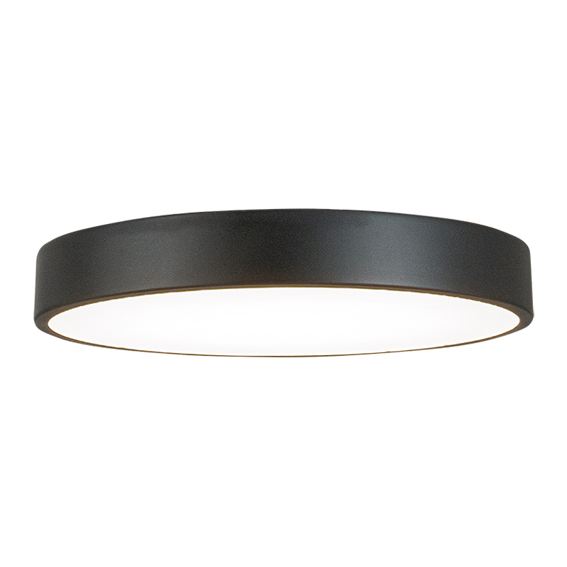 CEILING LED LIGHT 28W 3000K BLACK MATT - ALUMINIUM - ACRYLIC