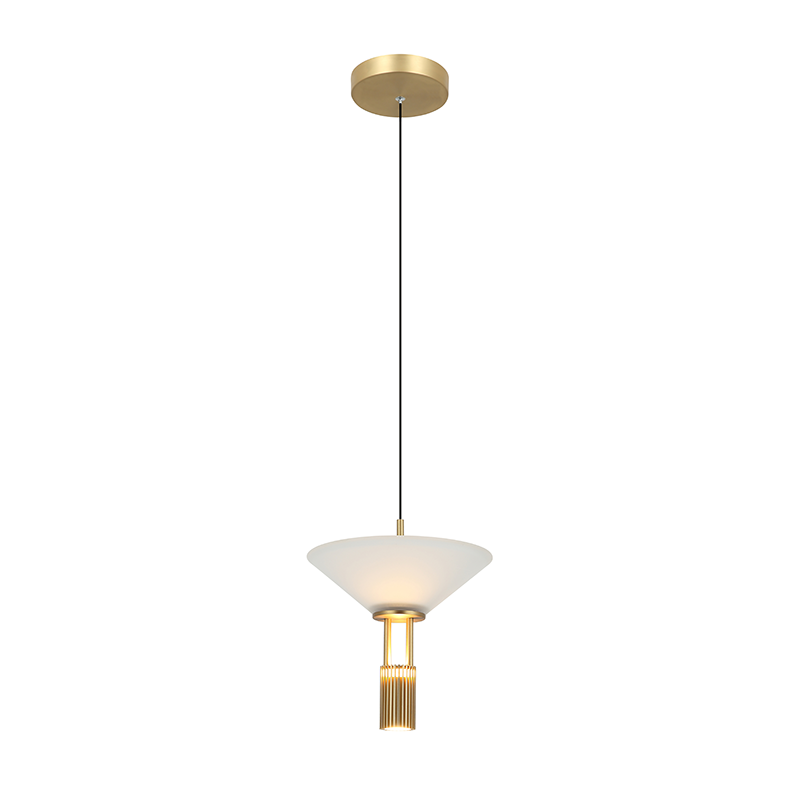 PENDANT LED LIGHT 10W 3000K ALUMINIUM GOLD