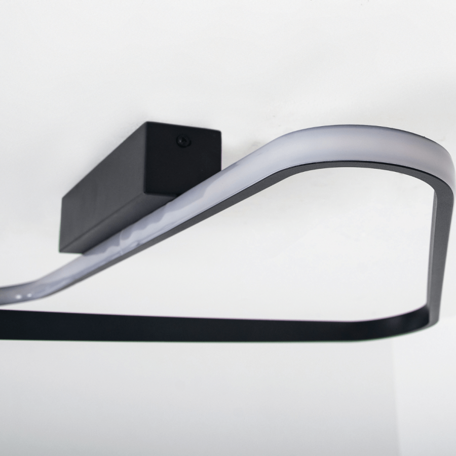 CEILING LIGHT 45W 3000K ALUMINUM&SILICON  SANDY BLACK