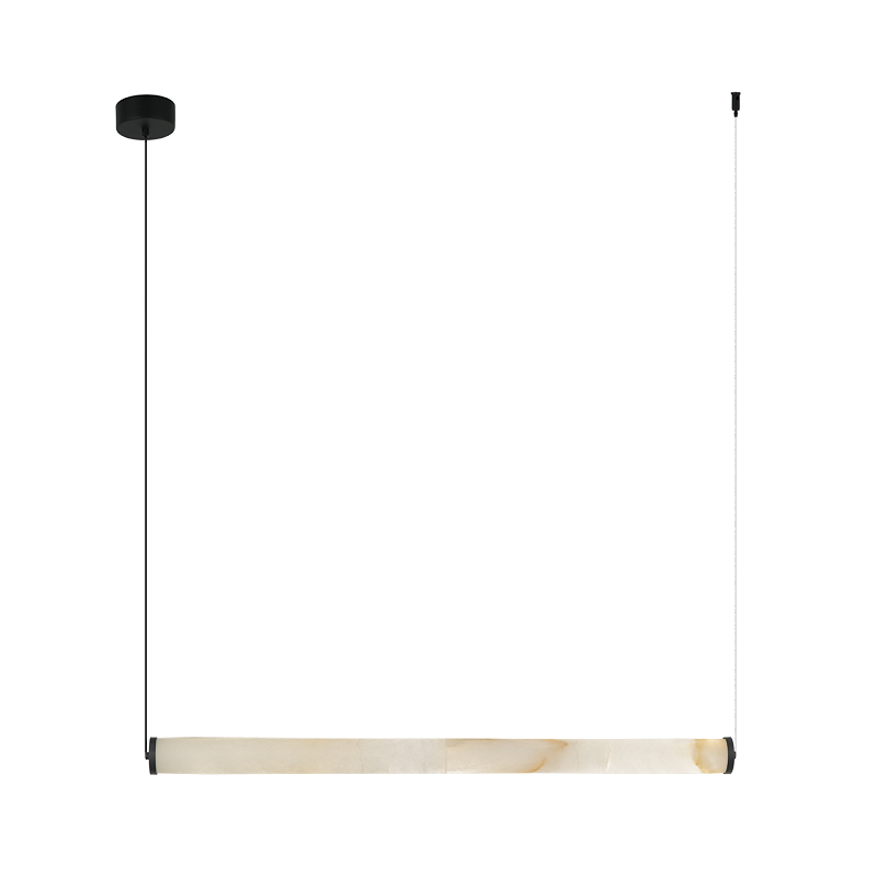 PENDANT LED LINE LIGHT 23W 3000K TRIAC SANDY BLACK - ALABASTER