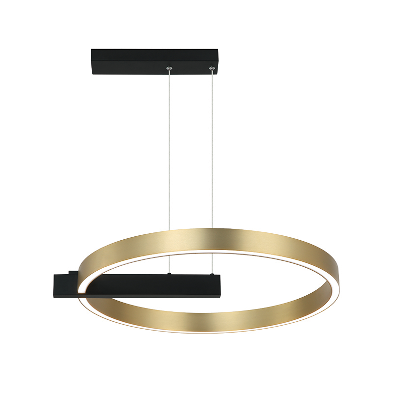 PENDANT LED LIGHT 41W 3000K ALUMINIUM GOLD/ MATT BLACK