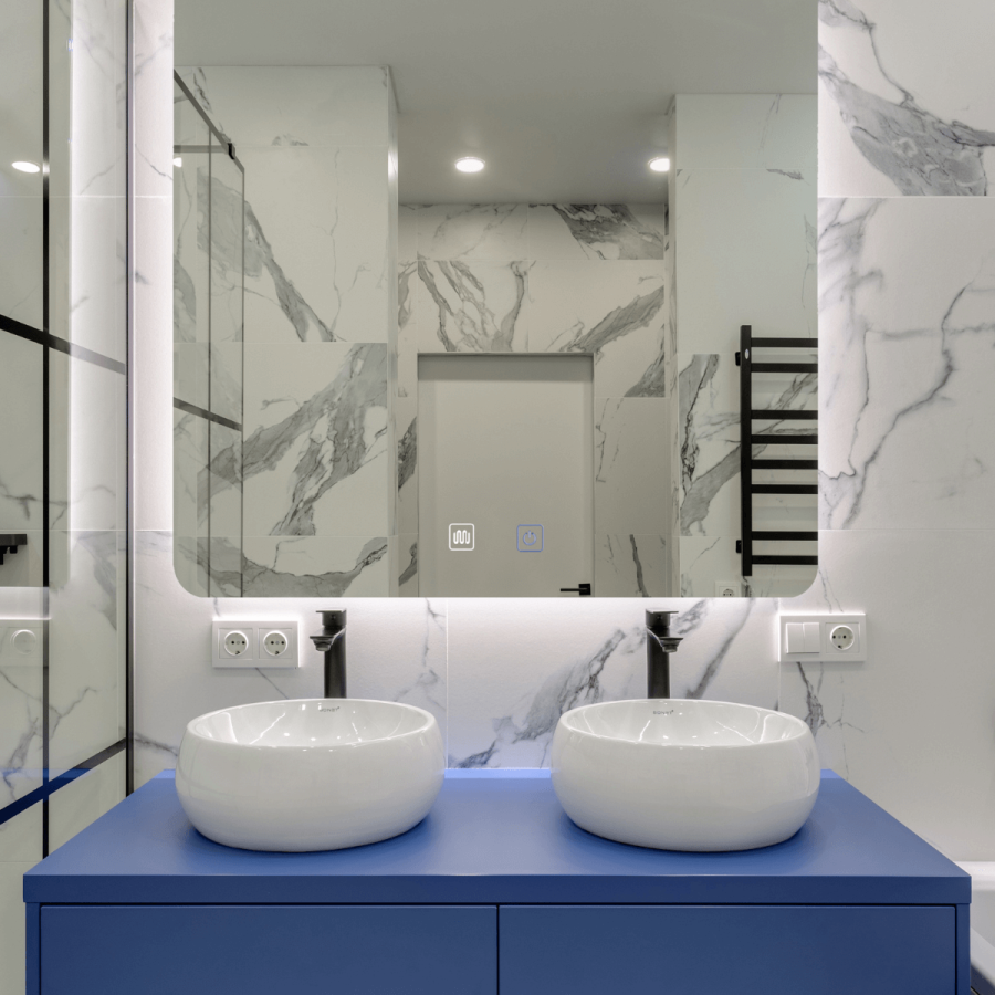 LED MIRROR 40W 4000K SQUARE