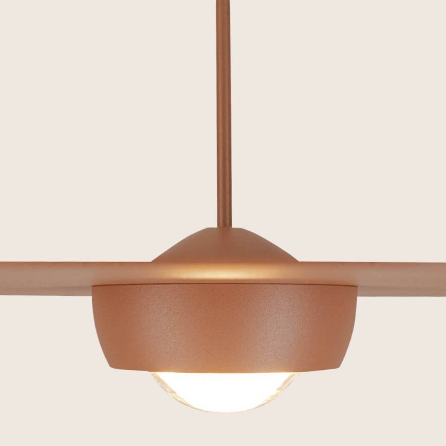 PENDANT LED LIGHT 21W 3000K TRIAC SANDY BRICK RED