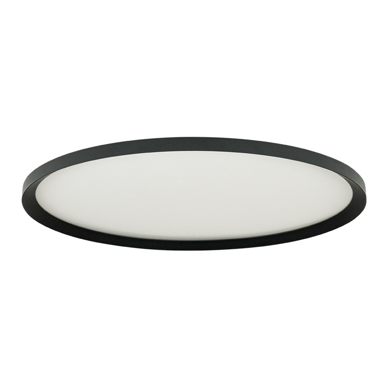 CEILING LED LIGHT 84W 2700K-3200K-4000K DALI SANDY BLACK - METAL - ALUMINIUM - MICROPRISMATIC DIFFUSER