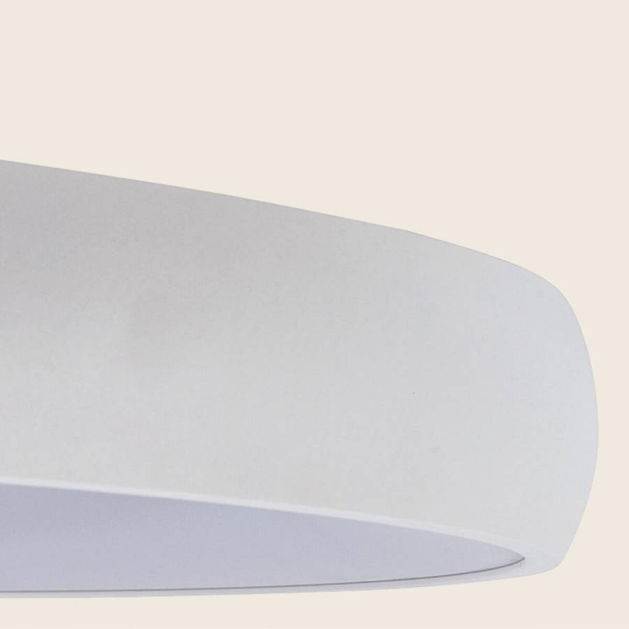 PEDANT LIGHT 50W 3000K , ALUMINUM & ACRYLIC   MATT WHITE