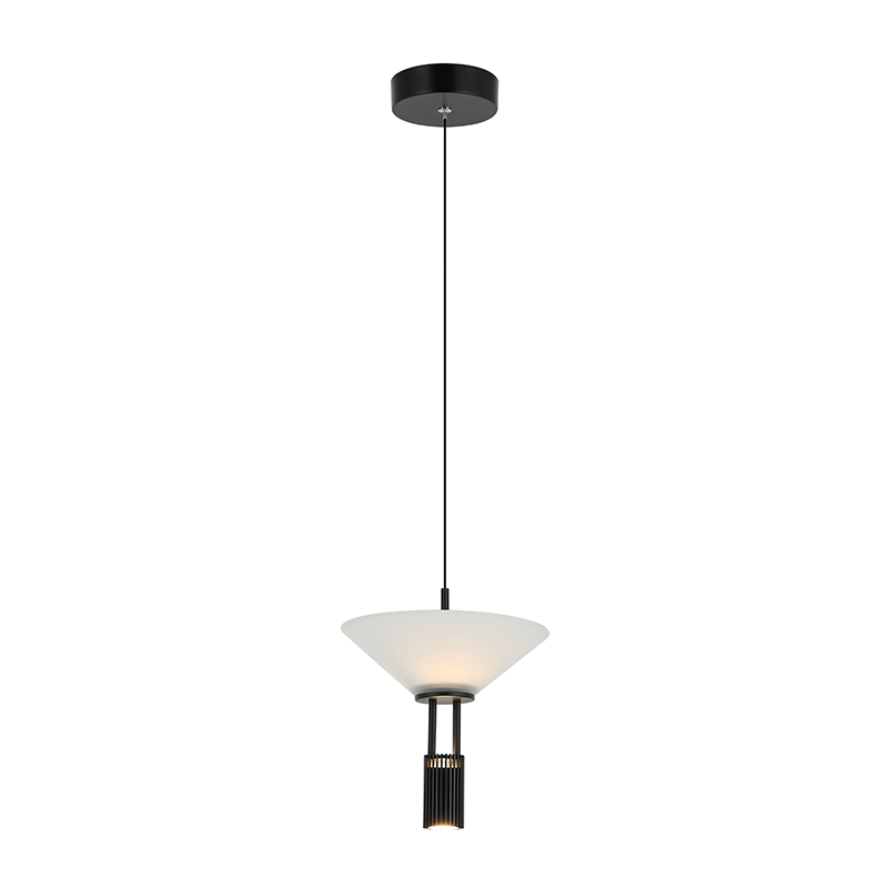 PENDANT LED LIGHT 10W 3000K ALUMINIUM BLACK
