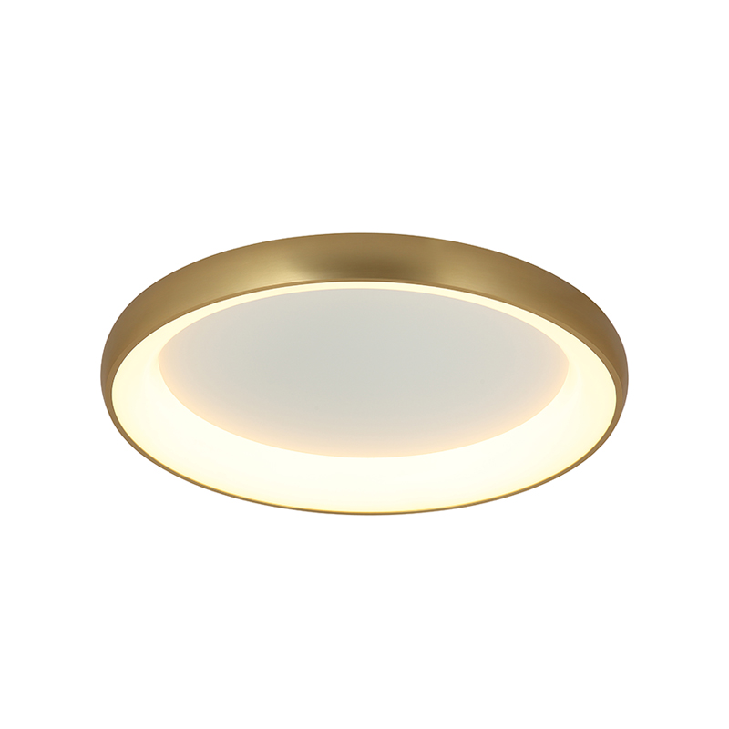 CEILING  LIGHT 43W 3000K  ALUMINUM & ACRYLIC  BRUSHED  GOLD MATT
