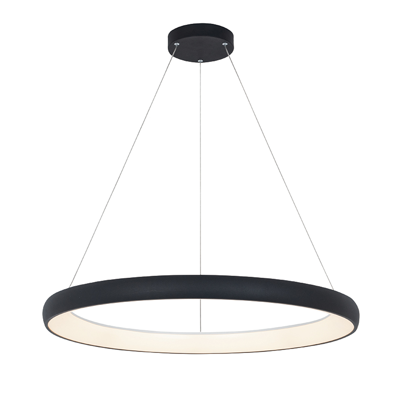 PENDANT LIGHT 60W 3000K  ALUMINUM & ACRYLIC   SANDY BLACK