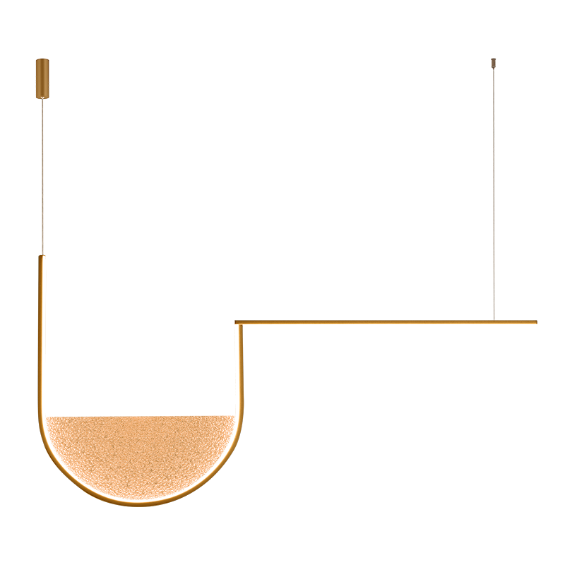 PENDANT LED LIGHT 35W 3000K,4000K GOLD-CHAMPAGNE