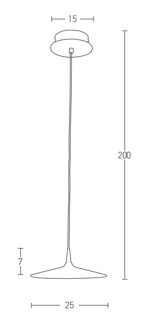 PENDANT LIGHT WOOD LED 6W 3000K