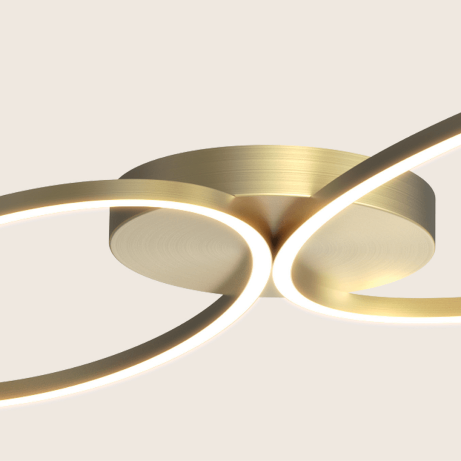 CEILING LED LIGHT 69W 3000K BRUSHED GOLD - METAL - ALUMINIUM