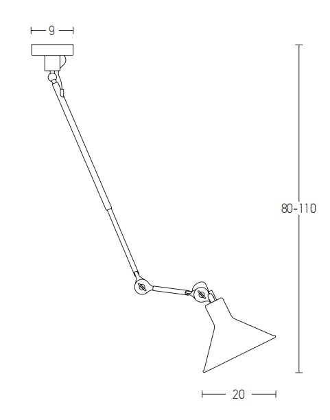 PENDANT 1L STEEL BLACK