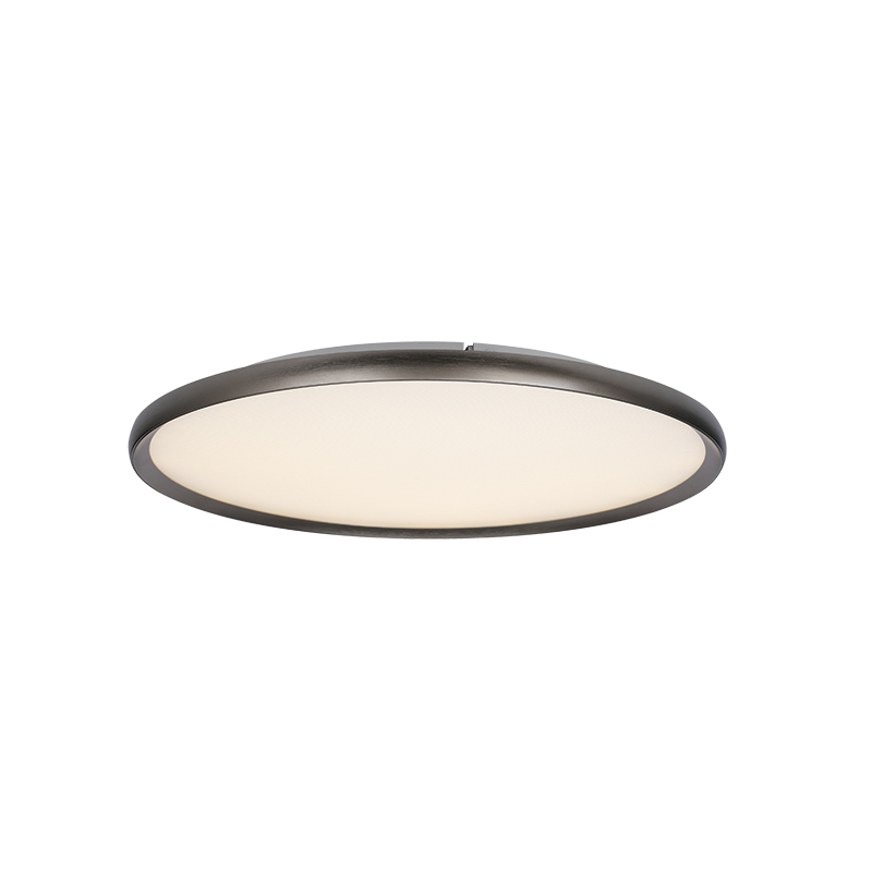 CEILING LED LIGHT 42W 2700K-3000K-4000K ALUMINIUM - MICROPRISMATIC ACRYLIC  BRUSHED GREY