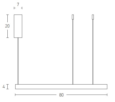 PENDANT LIGHT 53W 3000K ALUMINIUM-ACRYLIC   BRUSHED GOLD MATT