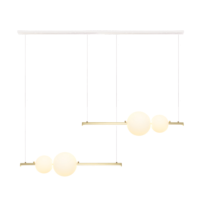 PENDANT LED LIGHT 24W WHITE-OPAL GLASS