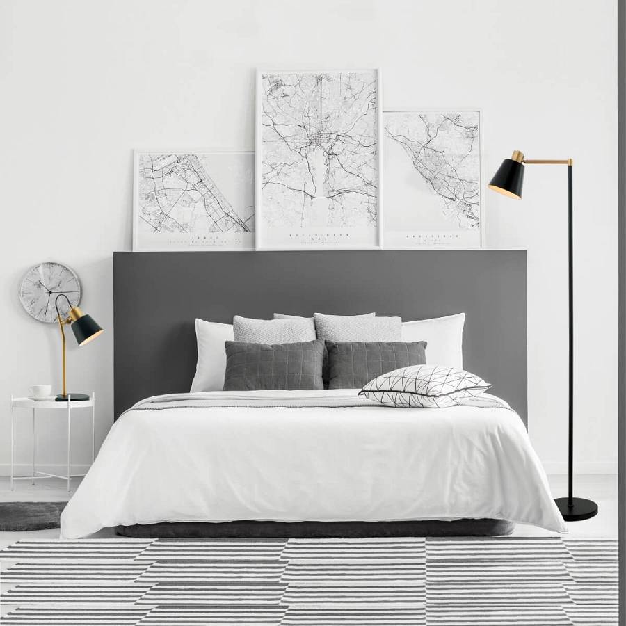 TABLE LAMP E14 MAX 25W IRON BLACK - GOLD   ON /OFF SWITCH