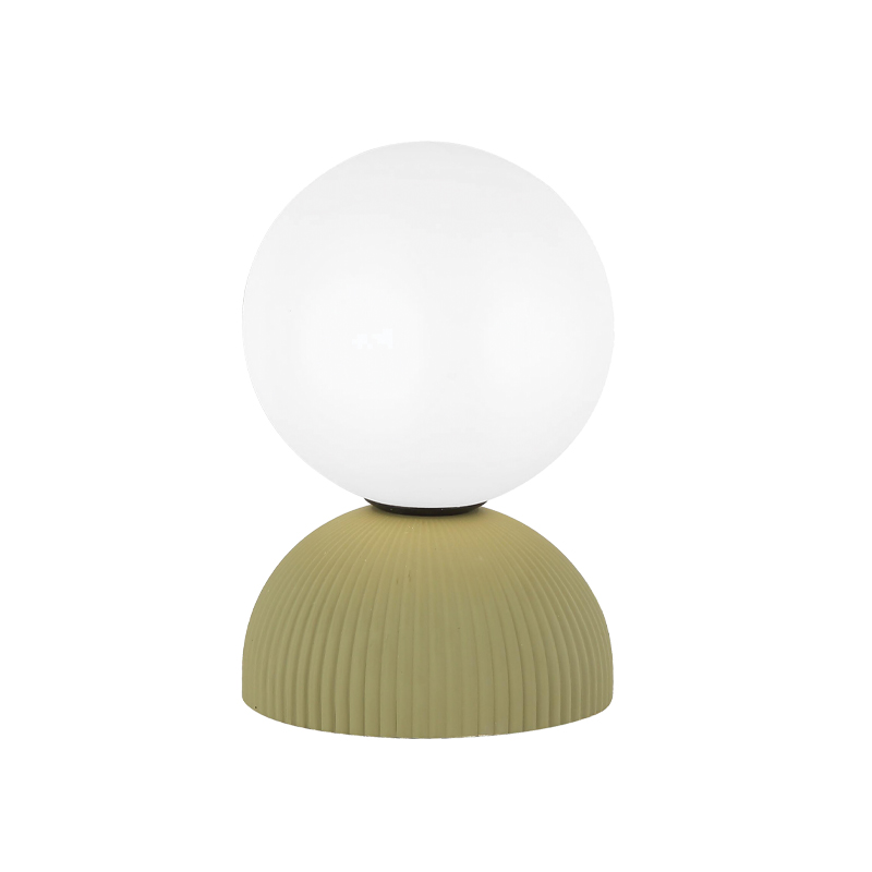 TABLE LIGHT 1xG9 LED MAX 9W CLAY OLIVE GREEN - BLACK