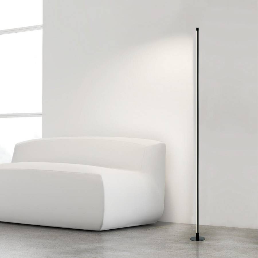 LED FLOOR 20W 3000K  ALUMINIUM  BLACK