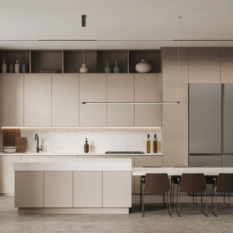 LED PENDANT  LAMP 19W 3000K ALUMINIUM  BLACK